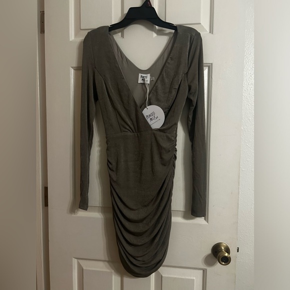 NWT Princess Polly Nico Mini Dress Grey - Picture 2 of 7